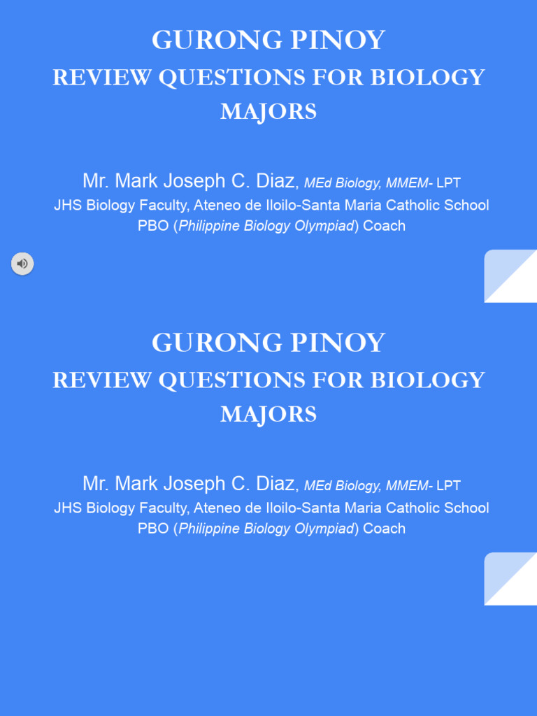 Gurong Pinoy - Biology 3 | PDF