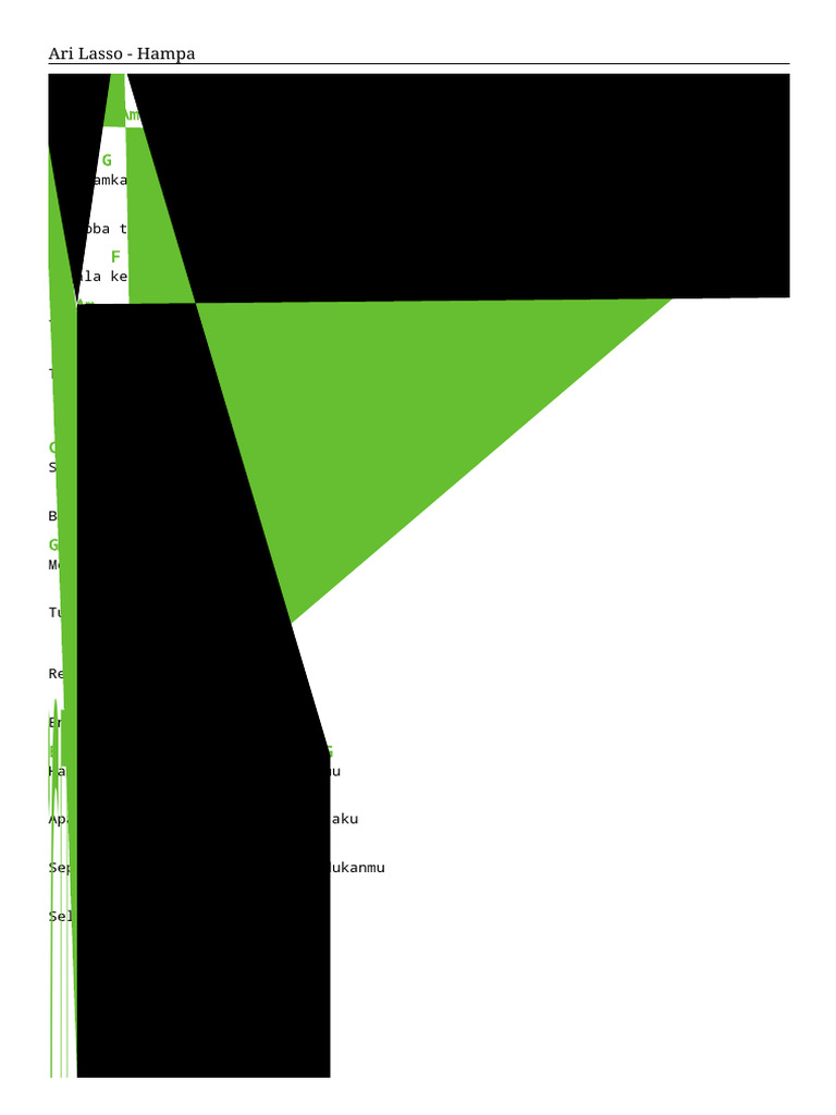 ari-lasso-hampa-chords-pdf