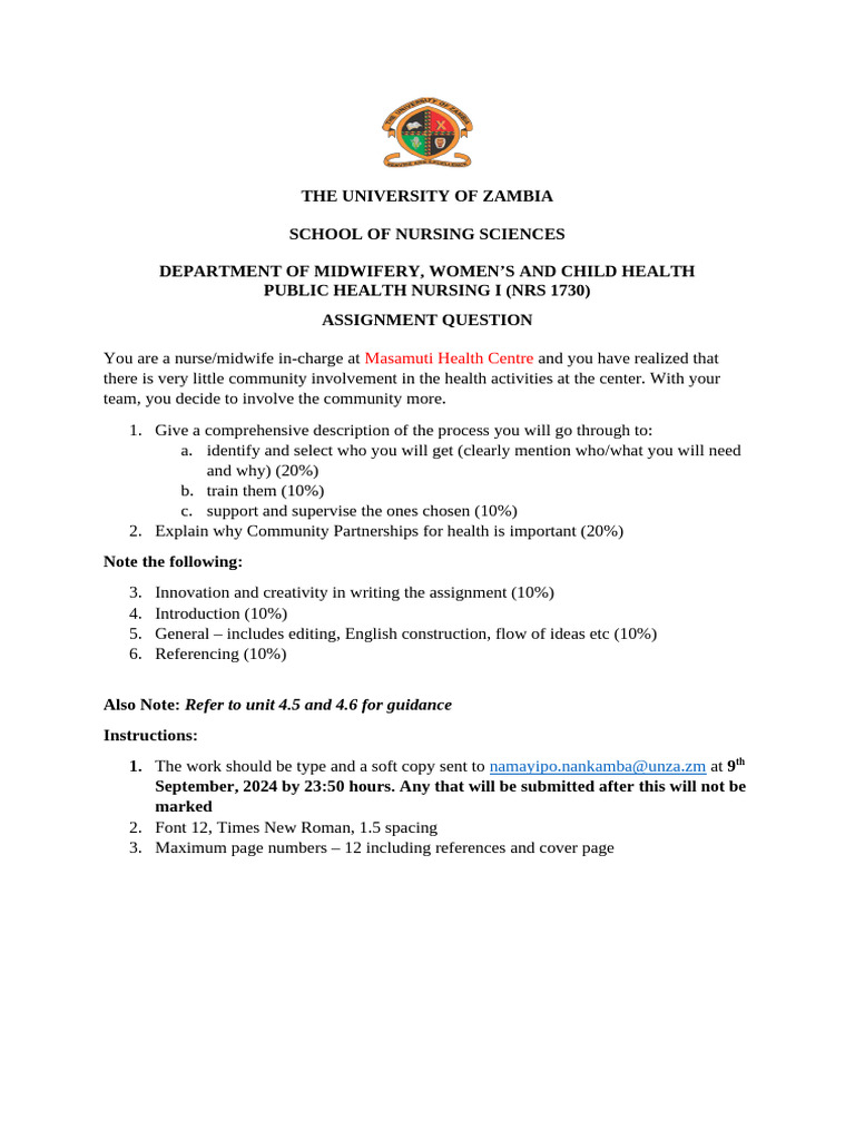 Individual Assignment Question 2024 Pdf