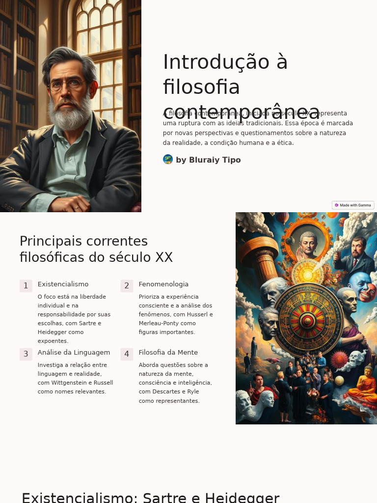 Filosofia Contemporânea: Correntes e Pensadores | PDF | Fenomenologia ...