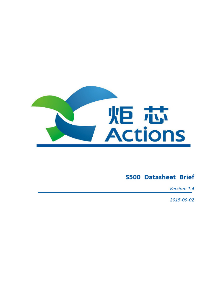 S500 Datasheet Brief V1.5 | PDF