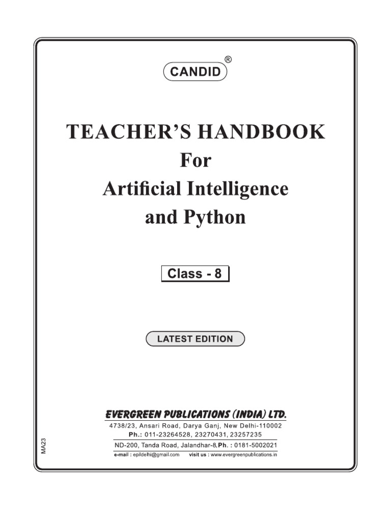 Candid Artificial Intelligence and Python 8 8 | PDF