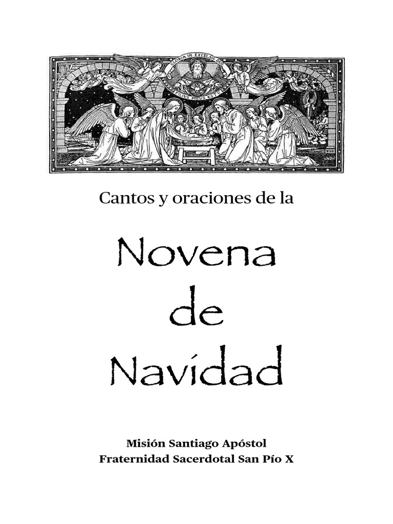 Cantos y Oraciones de La Novena de Navidad - Posada FSSPX | PDF