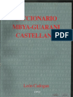 Download Diccionario Mbya Guarani Castellano - Len Cadogan - 1992 - Paraguay - PortalGuarani by Portal Guarani SN76734342 doc pdf