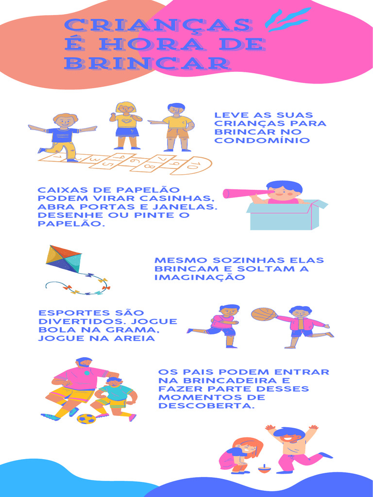 Infográfico sobre a importância do brincar | PDF