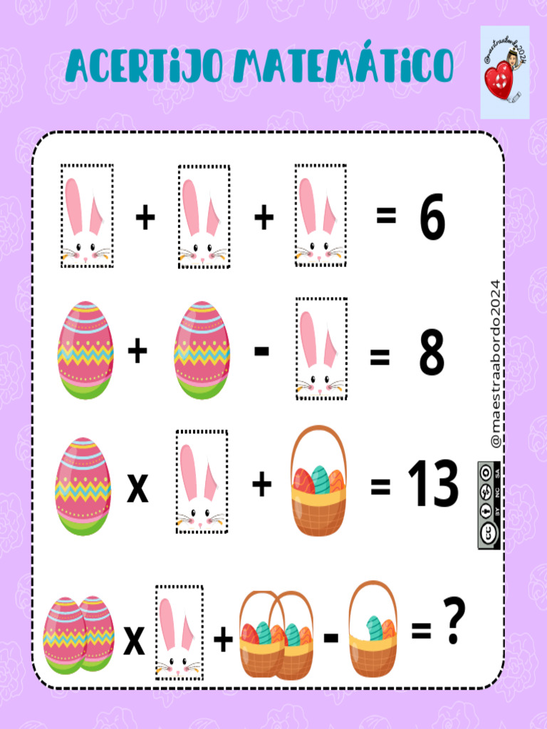 Acertijos Matemáticos | PDF