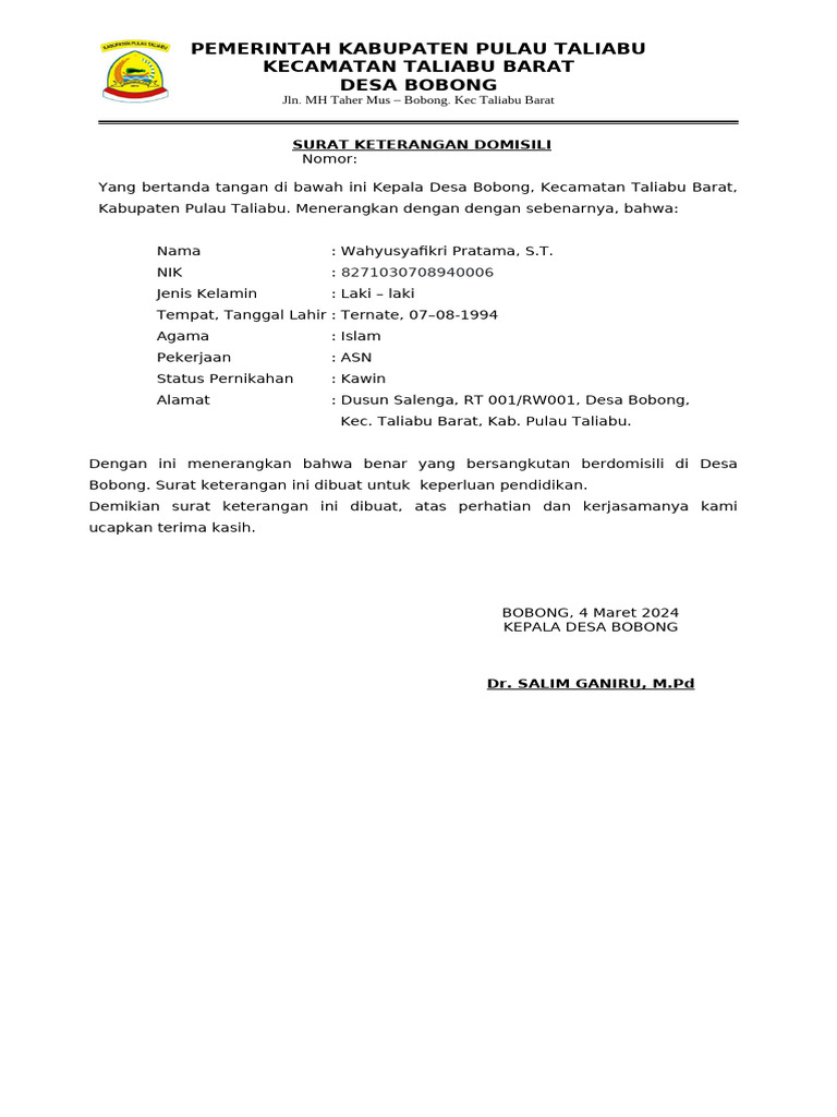 Form Surat Rekomendasi Lpdp 2023