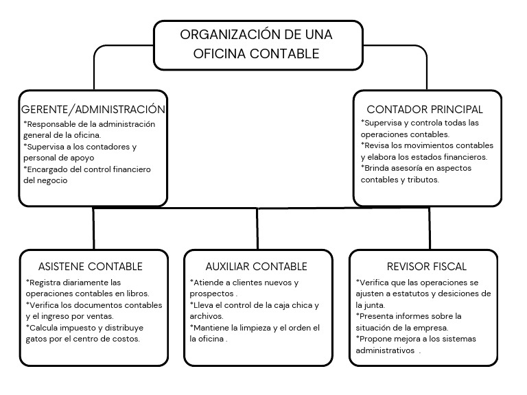 Estructura de una Oficina Contable | PDF