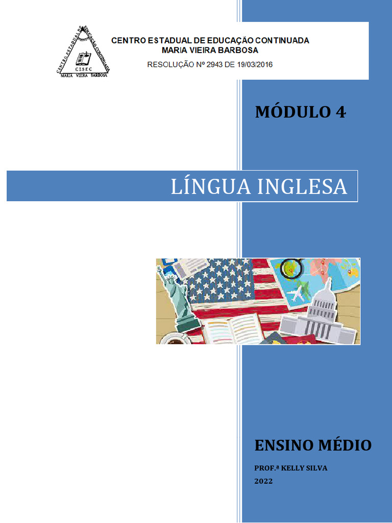Inglês Módulo 4 Em Pdf Linguística Comunicação Humana