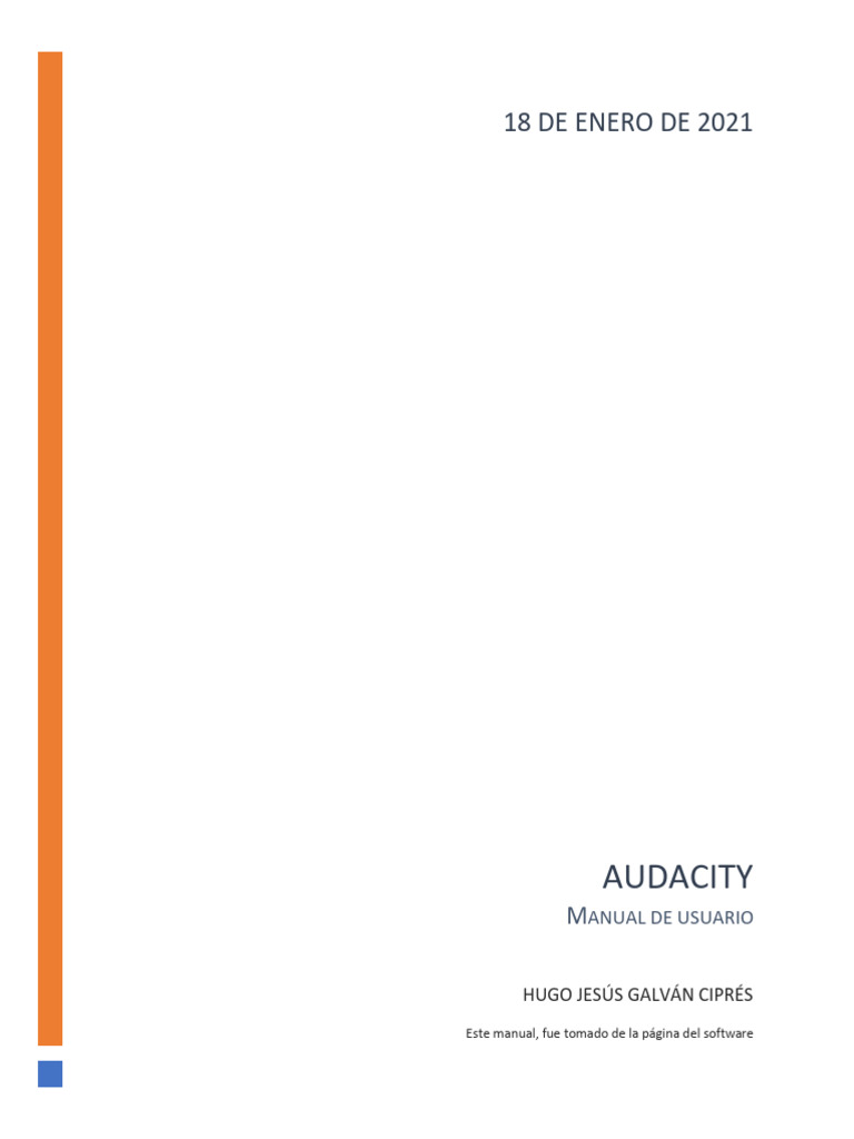 Manual Audacity Pdf