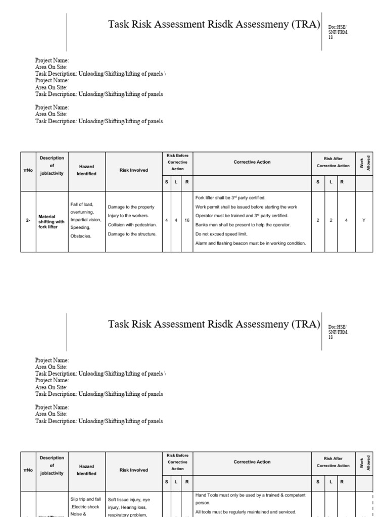Tra 1 | PDF