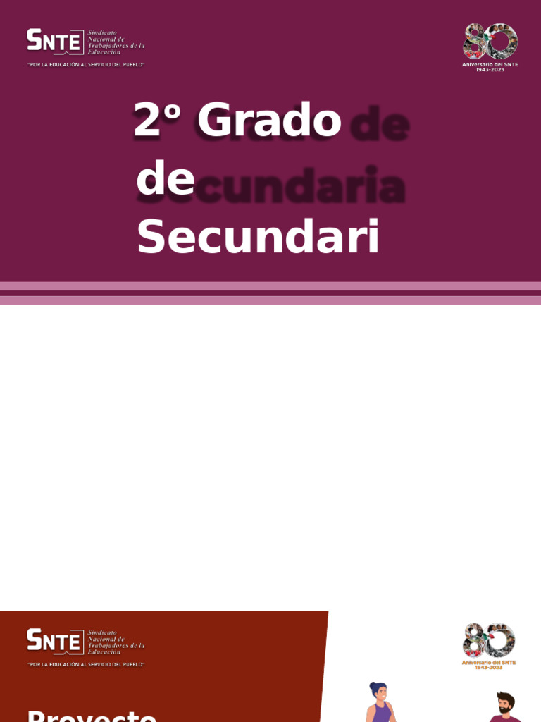 2do Grado de Secundaria | PDF