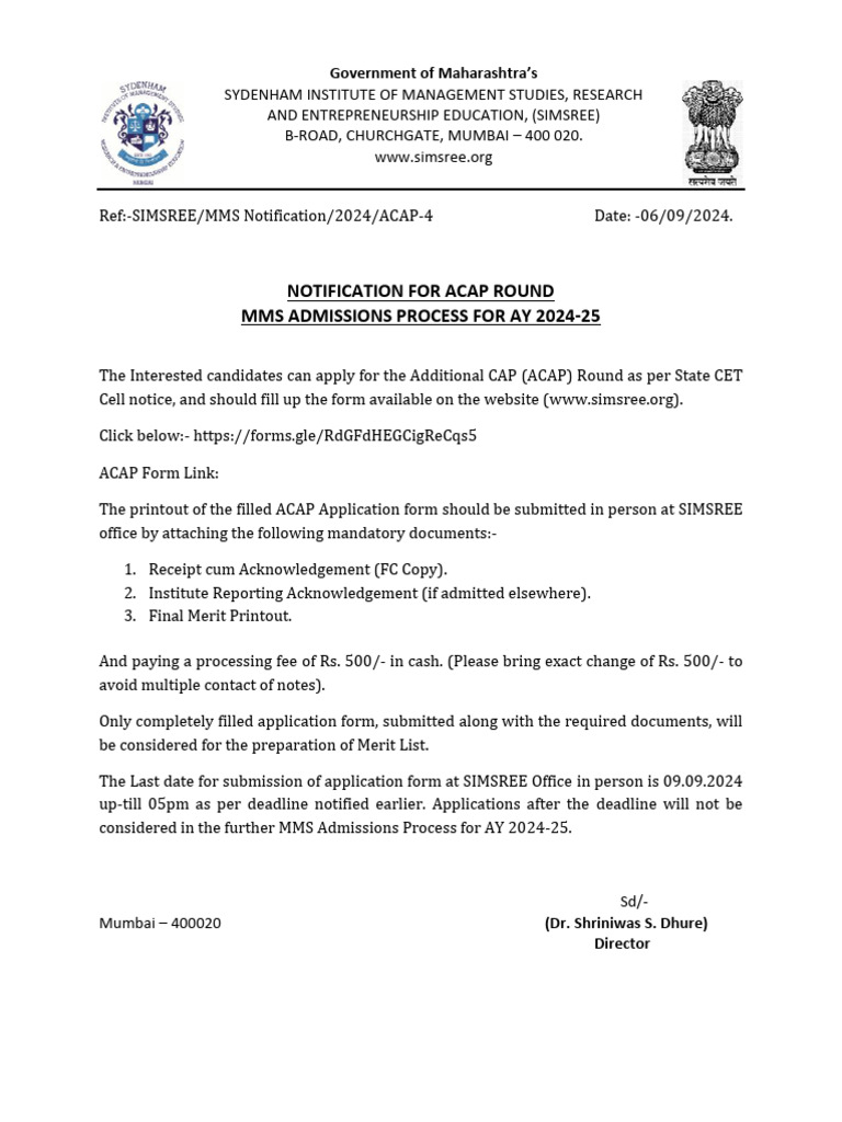ACAP Round | PDF