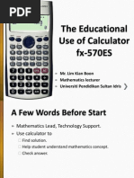 Download The Educational Use of Calculator fx-570ES by lboon_1 SN76738731 doc pdf