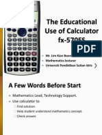 Download The Educational Use of Calculator fx-570ES by lboon_1 SN76738731 doc pdf