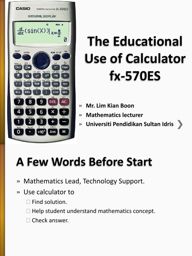 Casio Calculator Fx 570es Plus Manual