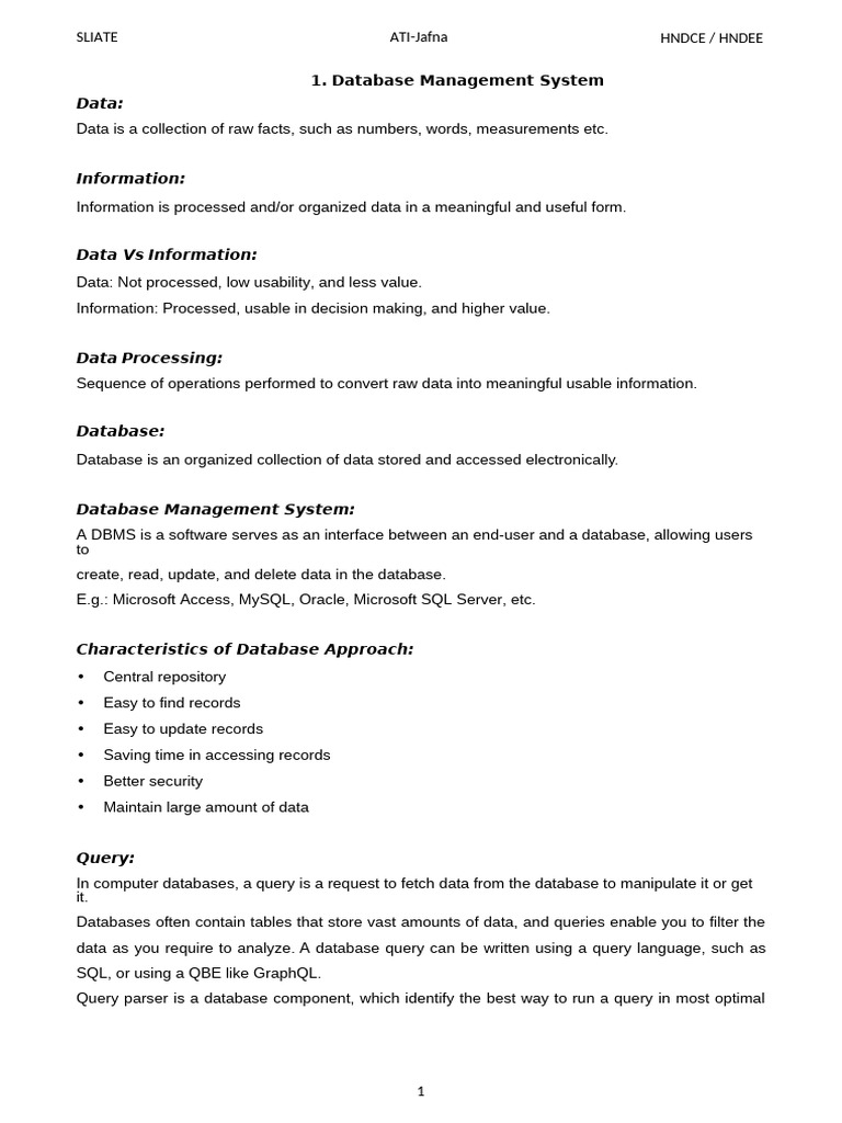 02 - DBMS | PDF