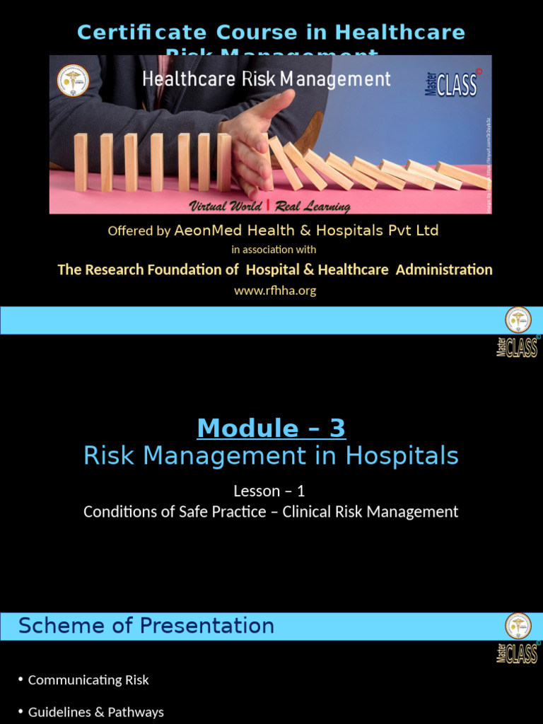 3.1 Conditions For Safe Practice | PDF