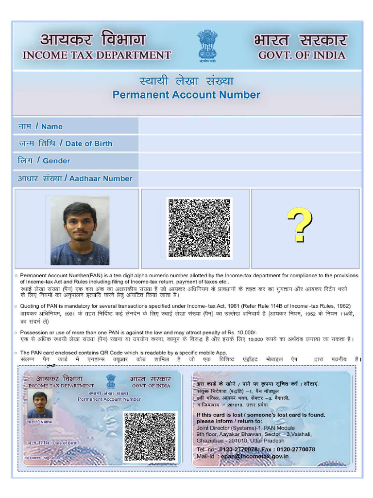 Income Tax Document for Upadhyay Raghav | PDF