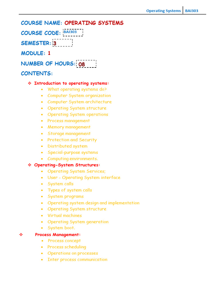 Module - 1 Notes | PDF