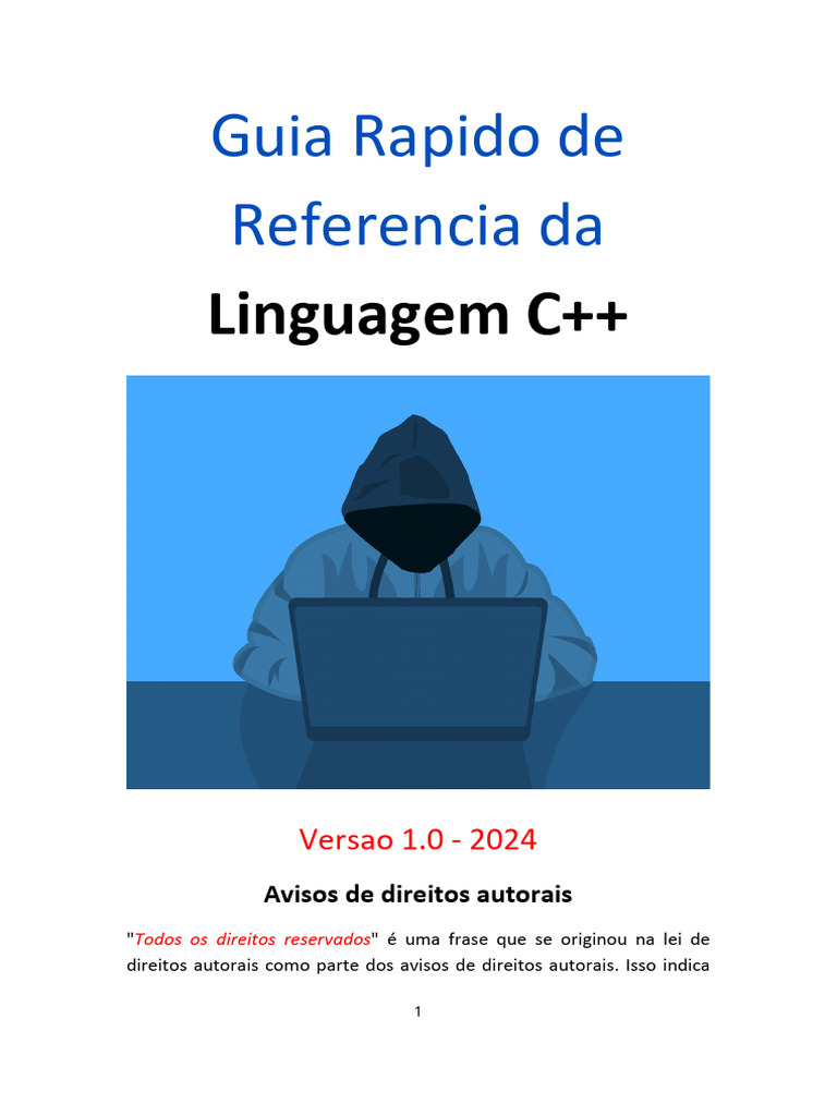 Guia Rapido de Referencia Da Linguagem C++ | PDF