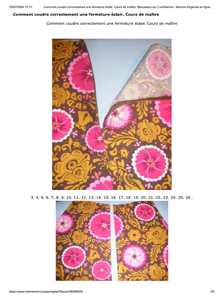 Comment Coudre Une Fermeture éclair ? – Couture & Imaginaire