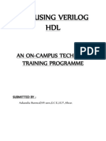Vlsi Using Verilog Hdl-report - Copy