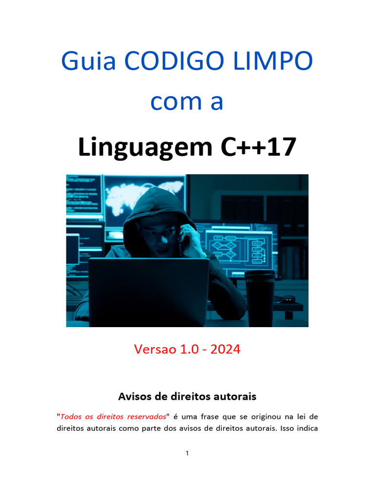 Guia CODIGO LIMPO com a Linguagem C++17 | PDF