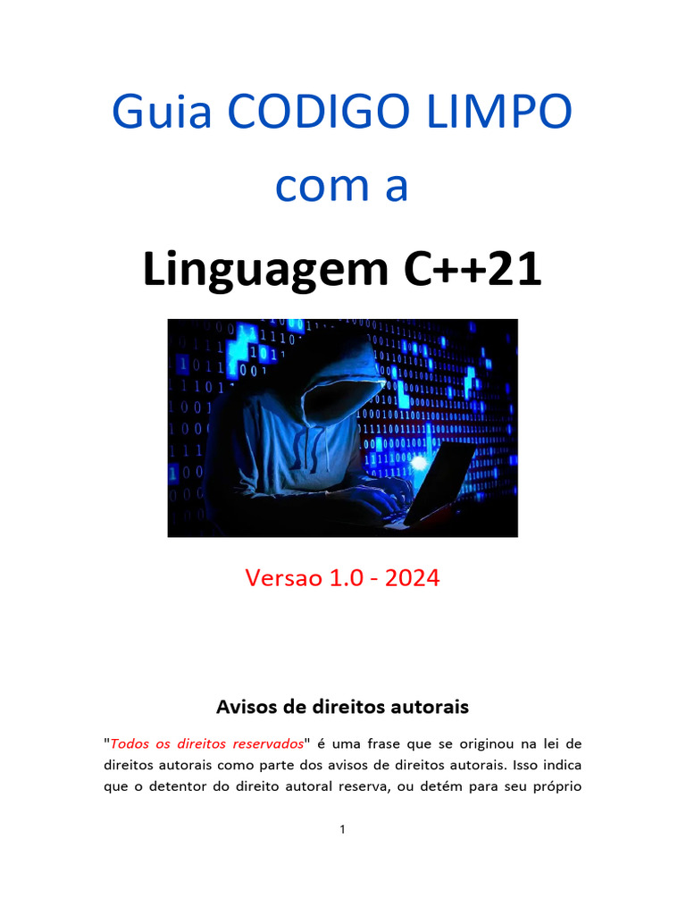 Guia CODIGO LIMPO Com A Linguagem C++21 | PDF