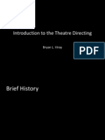 Introduction To The Theatre Directing