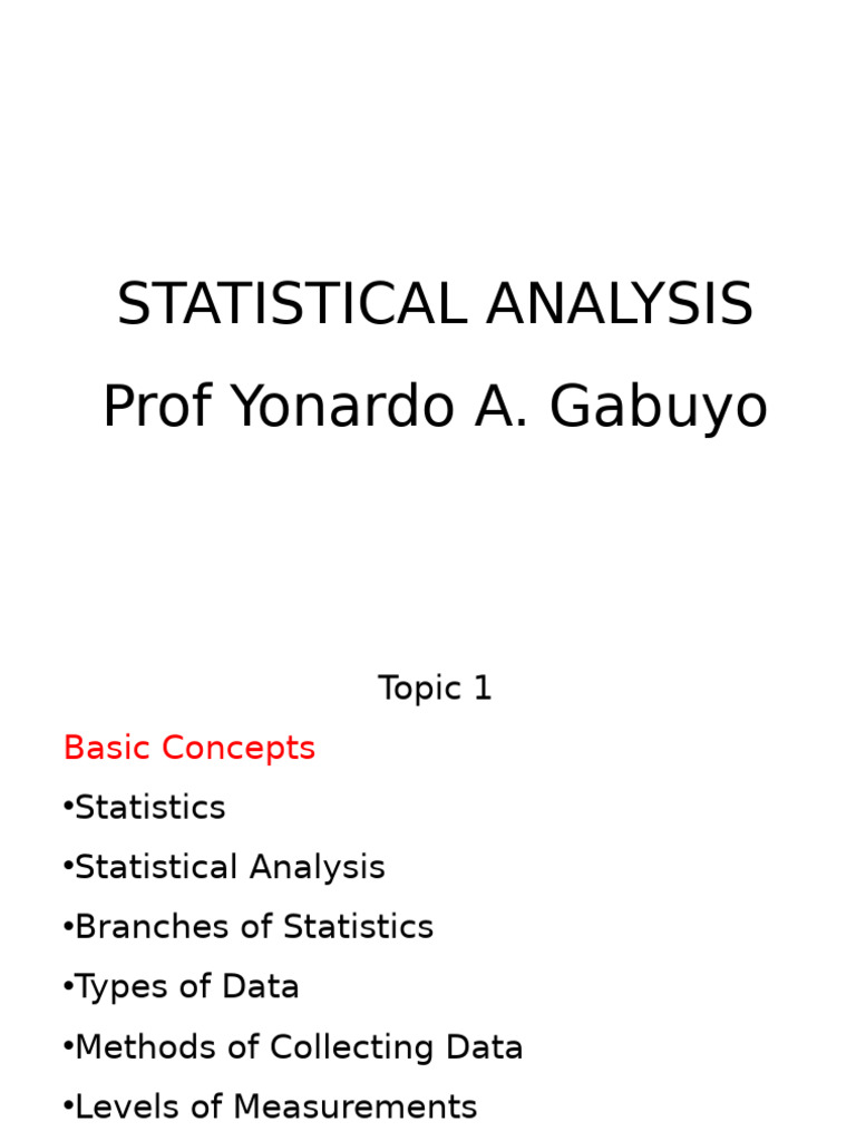 Topic 1 | PDF