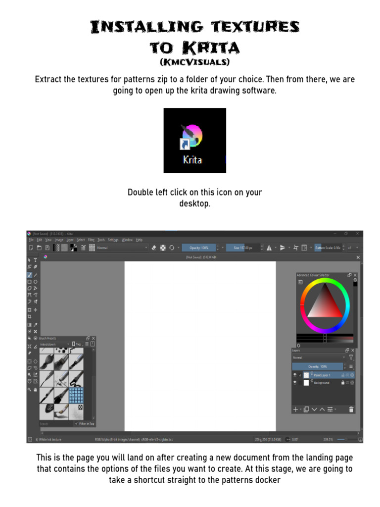 Importing Tetures To Krita | PDF