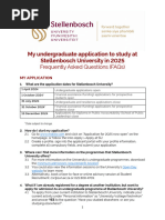 Stellenbosch University Application Guide | PDF | Divorce