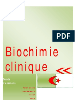 1ère EMD BIOCHIMIE Clinique