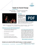 Re-Generation Theater for Social Change