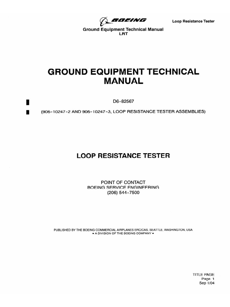 Loop Tester Manual | PDF