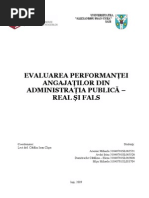 Evaluarea Performantei Angajatilor in AP.