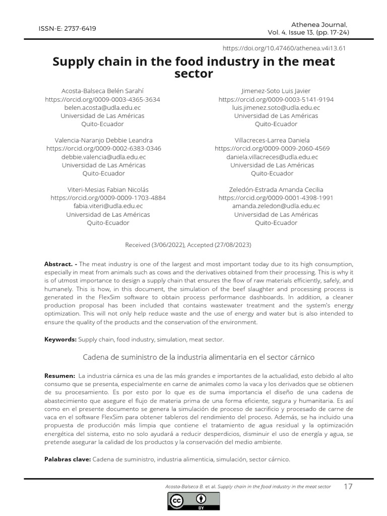 Optimizing Meat Industry Supply Chain | PDF | Meat | Supply Chain