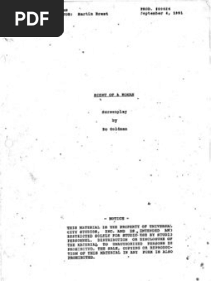 Scent of A Woman | PDF