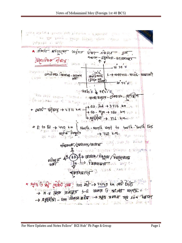 BCS Notes by Mohaiminul Moy | PDF