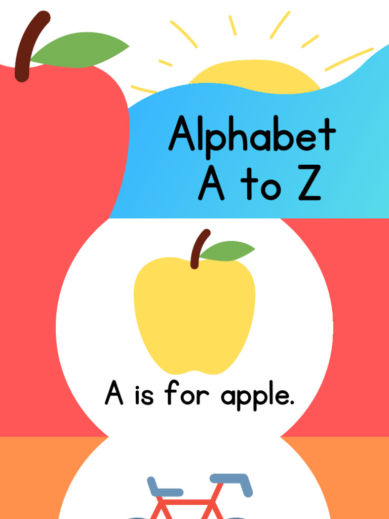 Colorful Alphabet Learning Presentation PDF | PDF