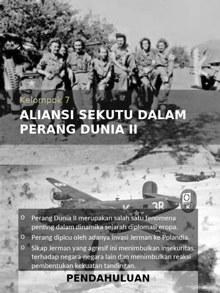Aliansi Sekutu dalam Perang Dunia II | PDF