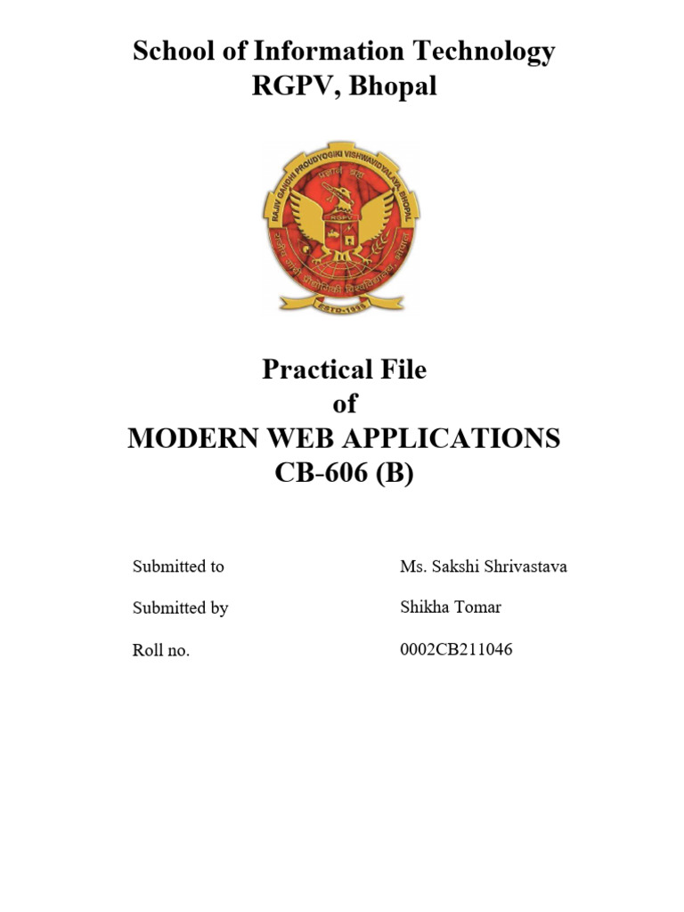 Web Lab | PDF