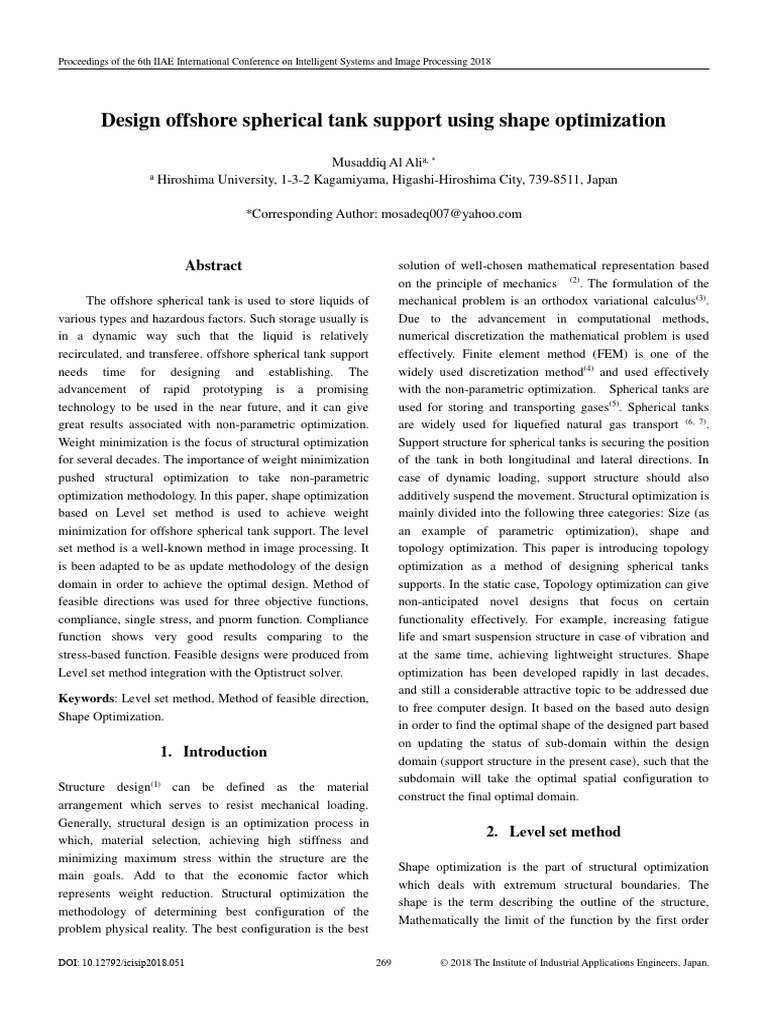 Design Offshore Spherical Tank Support U | PDF