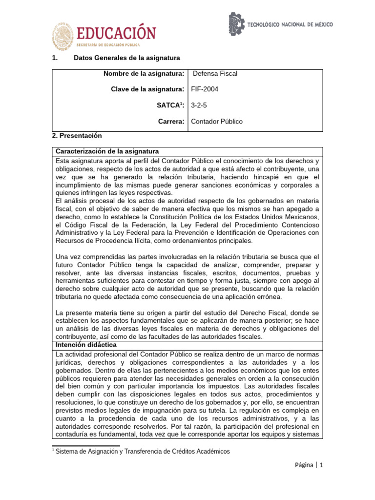 Fif-2004 Defensa Fiscal | PDF