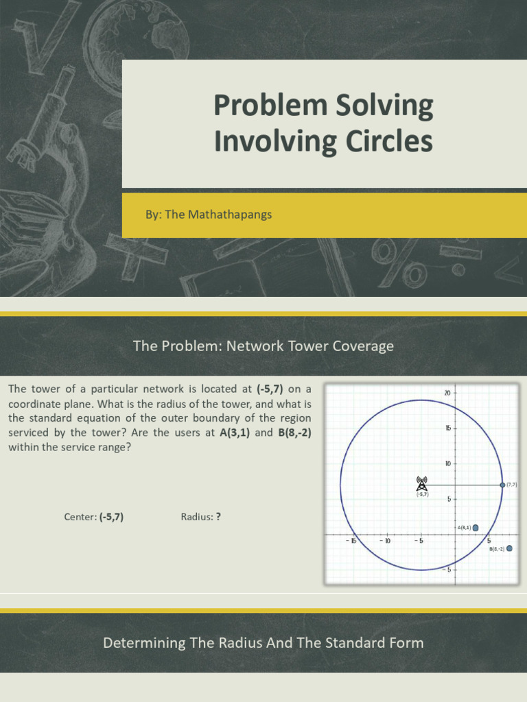 Problem Solving Involving Circles | PDF