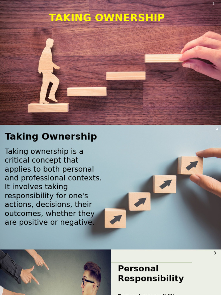 Taking Ownership | PDF
