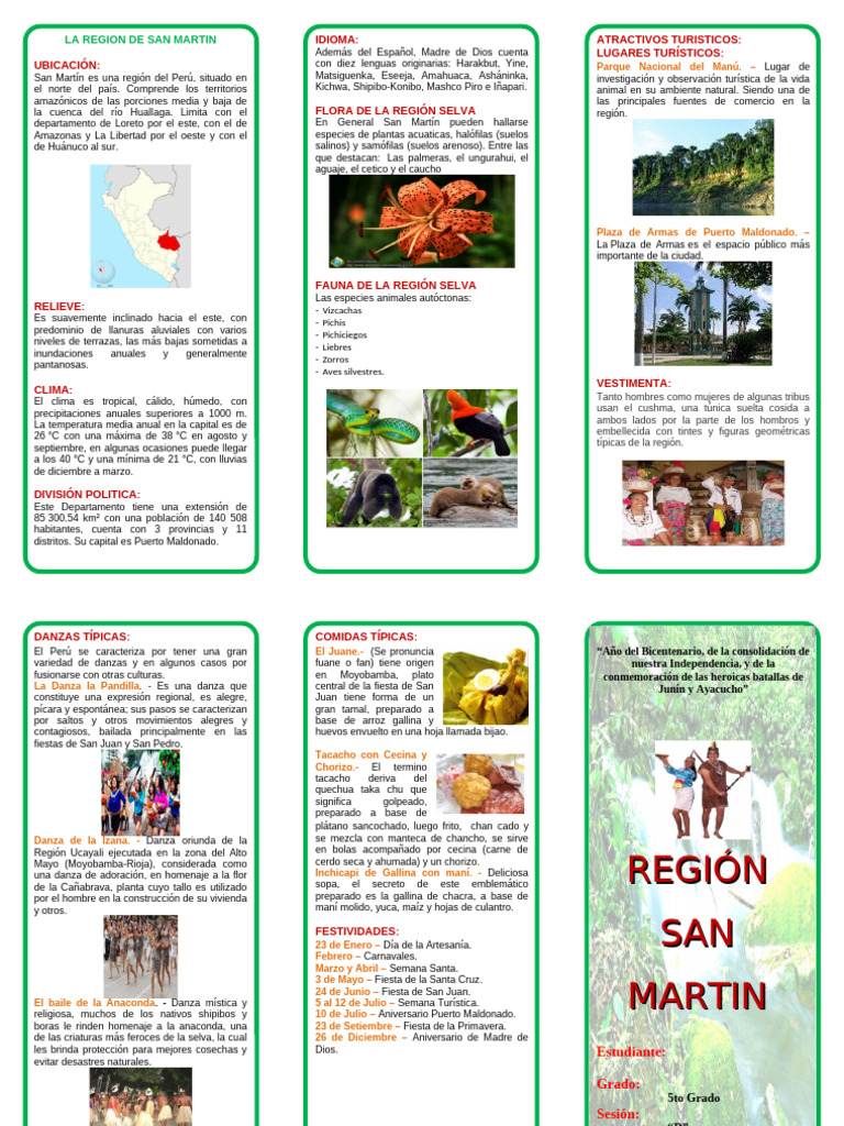 LA REGION DE SAN MARTIN | PDF
