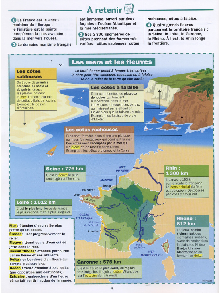 Les Mers Et Les Fleuves en France | PDF