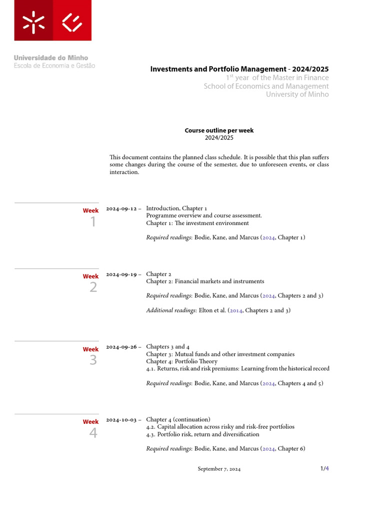Ipm-2024-25-Course Outline Per Week | PDF